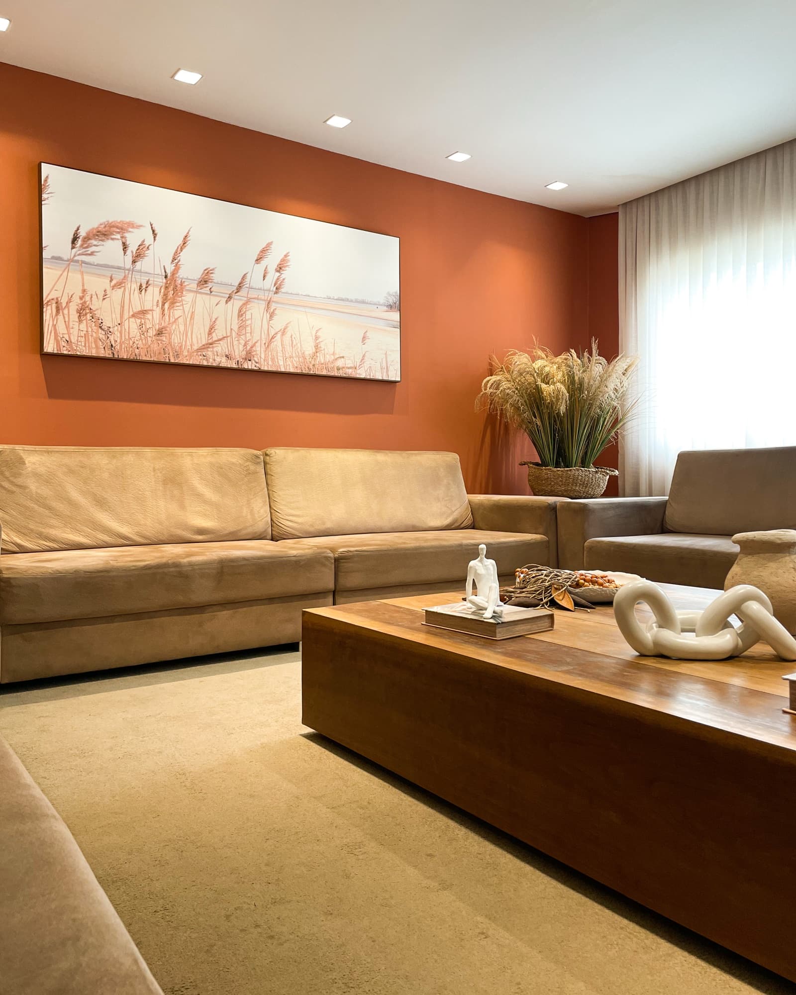 Sala de estar do Hotel Catarina, anexo ao Catarina Shopping